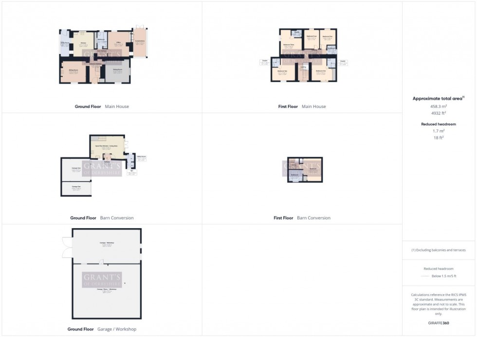 Floorplan for Griffe Grange Valley, Grange Mill, Matlock