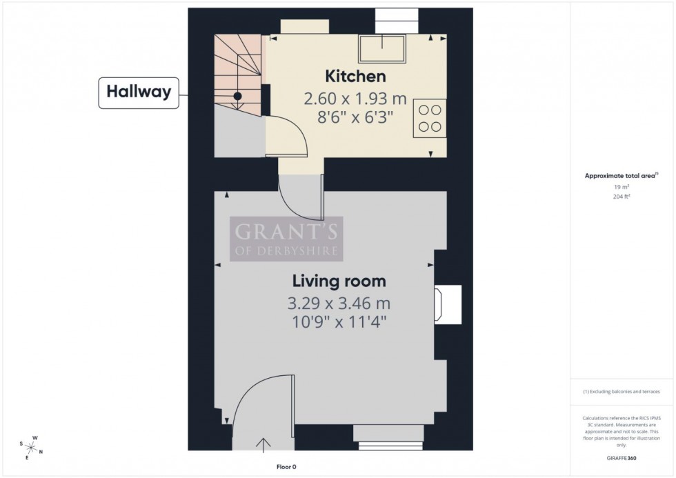 Floorplan for The Hill, Cromford, Matlock
