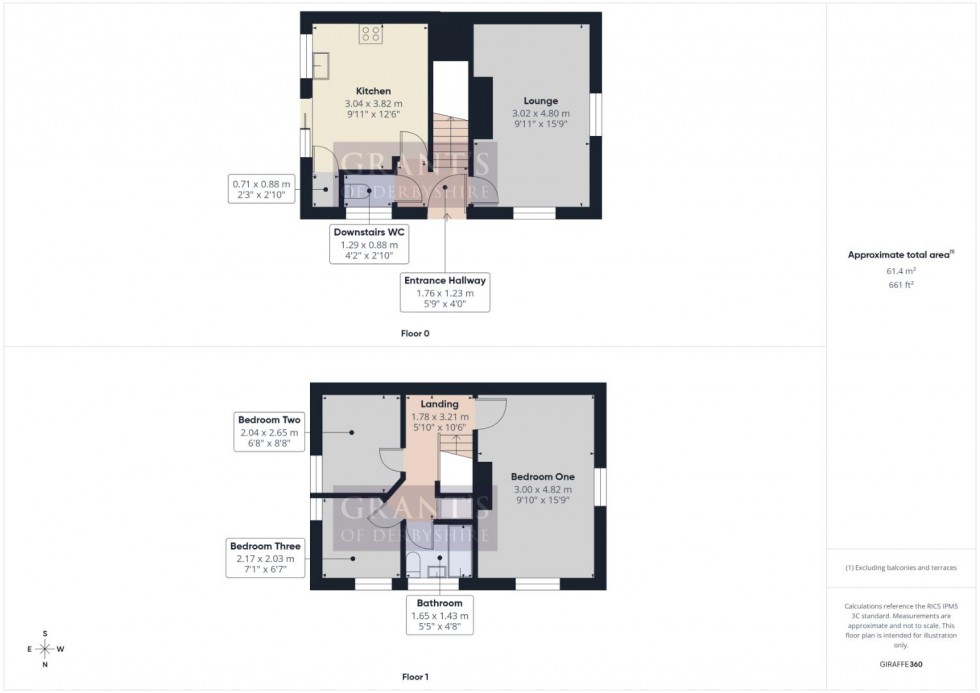 Floorplan for Gorsey Bank, Wirksworth