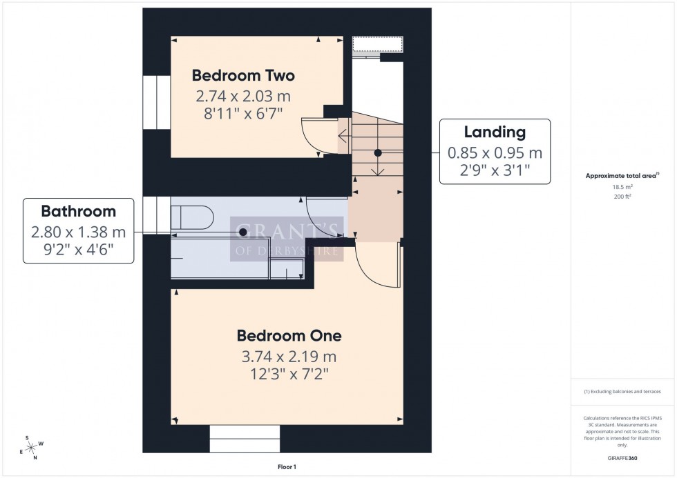 Floorplan for Dimple Head, Crich, DE4