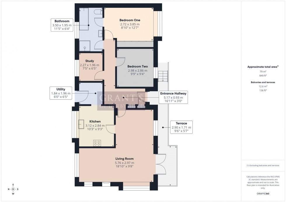 Floorplan for Lea Lane, Whatstandwell, DE4