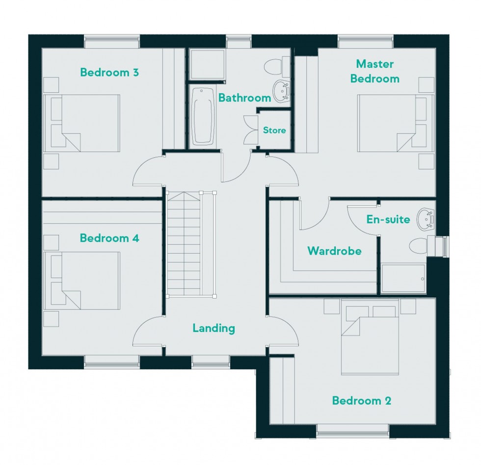 Floorplan for Summer Lane, Wirksworth, DE4