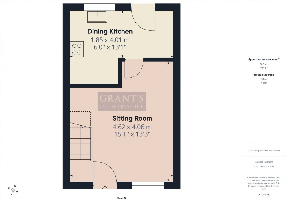 Floorplan for Nursery Croft, Wirksworth, DE4