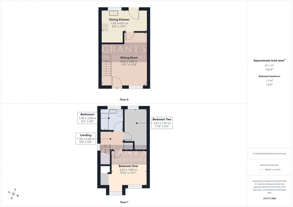 Floorplan for Nursery Croft, Wirksworth, DE4