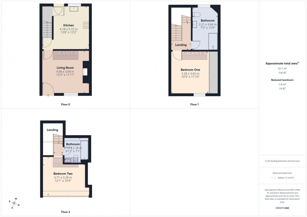 Floorplan for Ryecroft, Two Dales, DE4