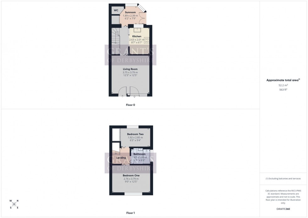 Floorplan for Crabtree Close, Wirksworth, DE4