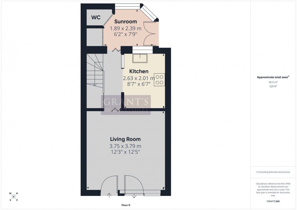 Floorplan for Crabtree Close, Wirksworth, DE4