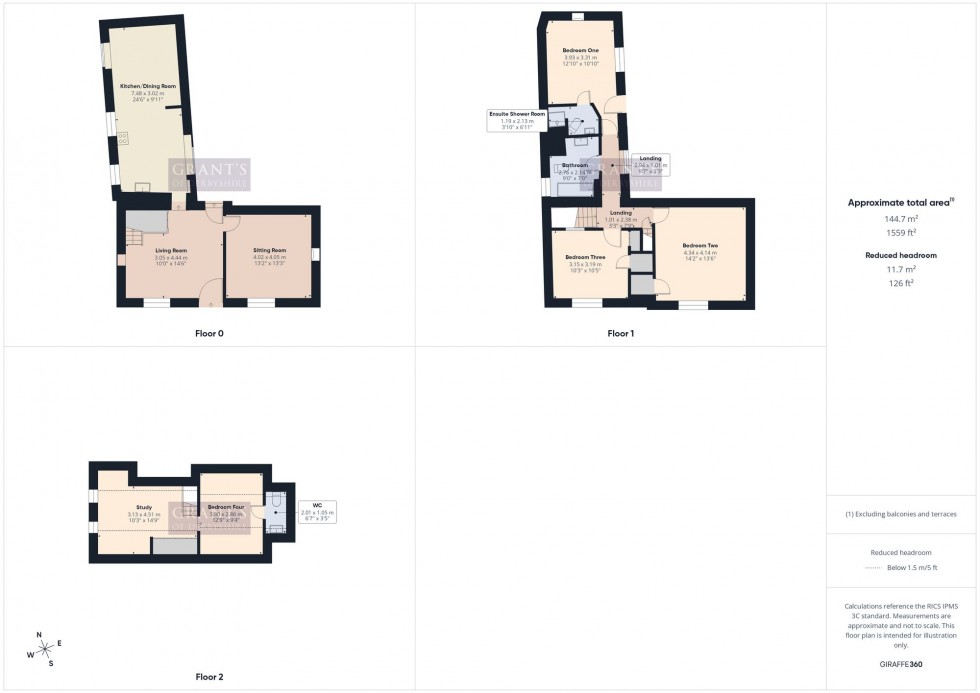 Floorplan for The Dale, Wirksworth, DE4