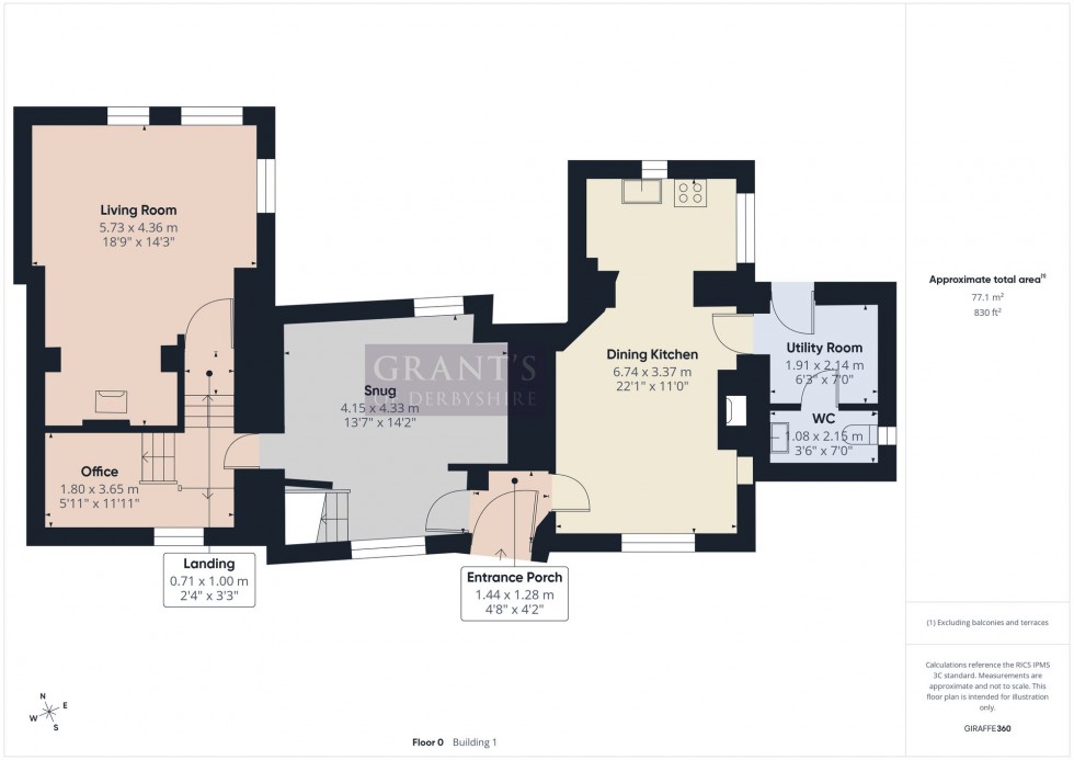 Floorplan for Cromford Road, Crich, DE4