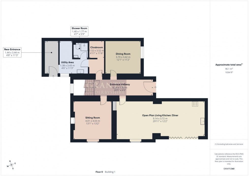 Floorplan for Uppertown, Bonsall, DE4