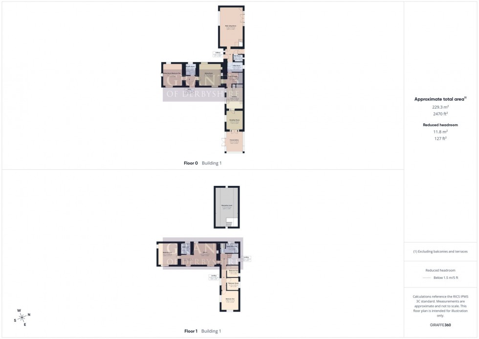 Floorplan for The Dale, Bonsall, DE4