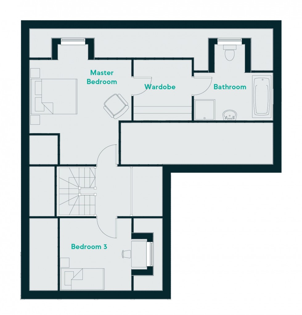 Floorplan for Summer Lane, Wirksworth, DE4
