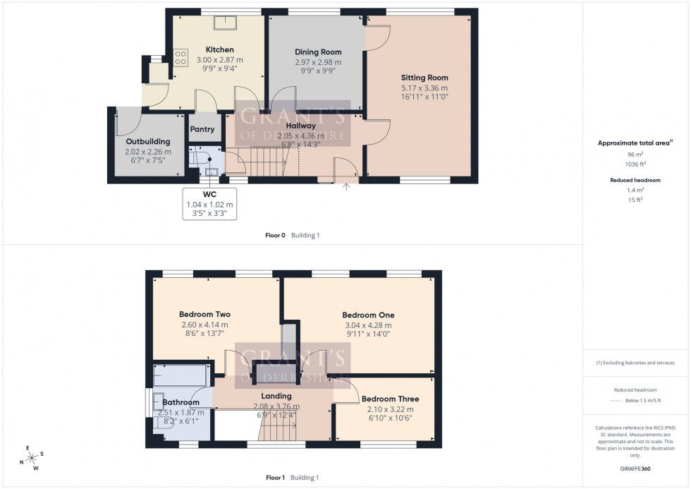 Floorplan for Eversleigh Rise, Darley Bridge, DE4