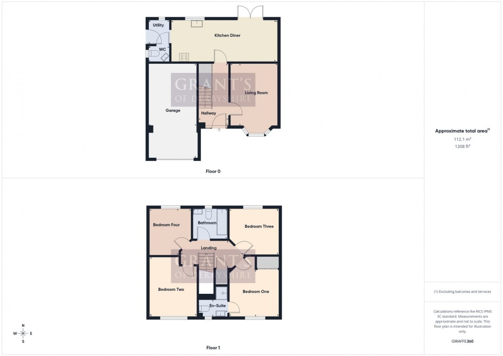 Floorplan for Coalburn Crescent, Crich, DE4