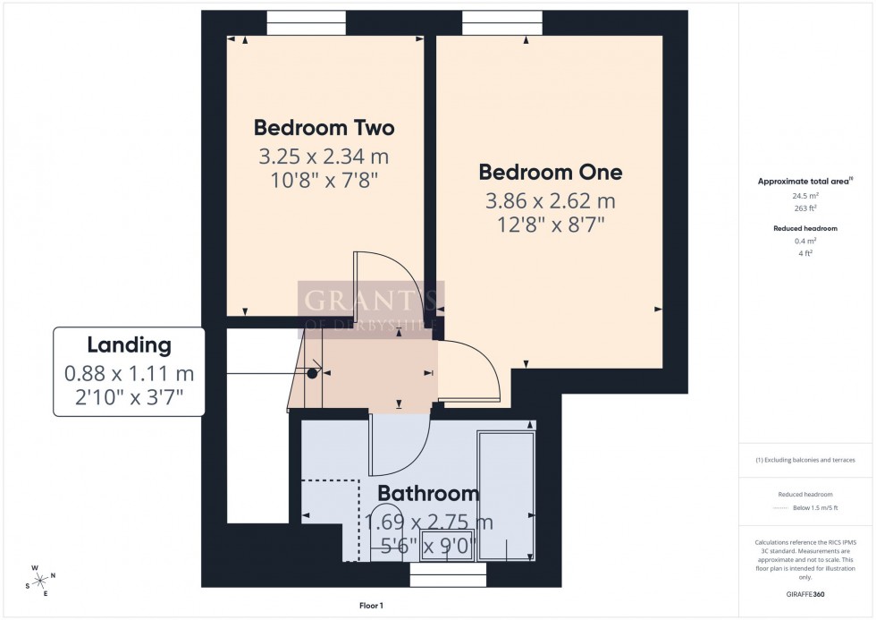 Floorplan for Steeple Grange, Wirksworth, DE4