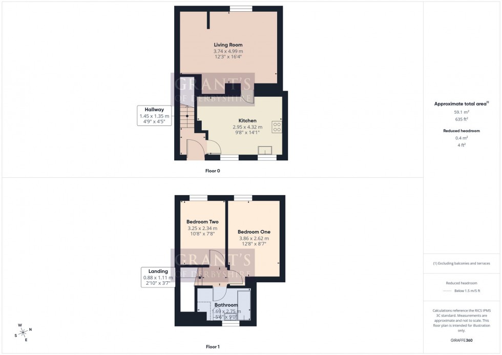 Floorplan for Steeple Grange, Wirksworth, DE4