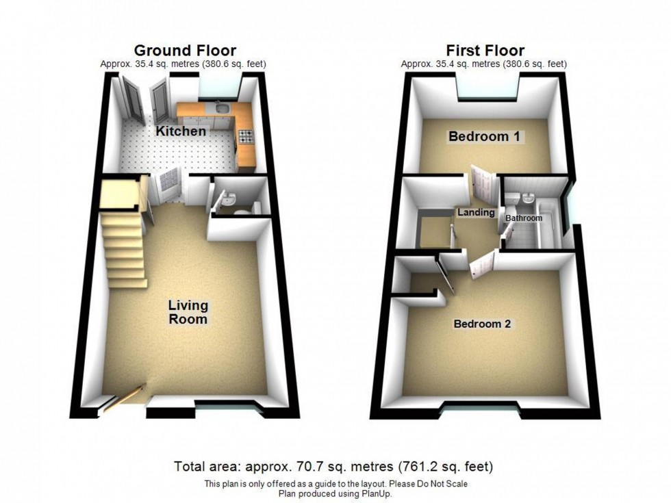 Floorplan for Boden Close, Matlock, DE4