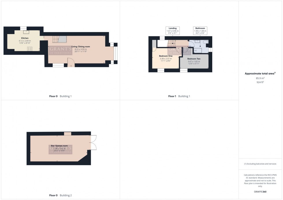 Floorplan for Chapel Hill, Cromford, DE4