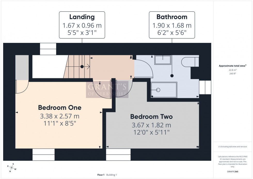 Floorplan for Chapel Hill, Cromford, DE4