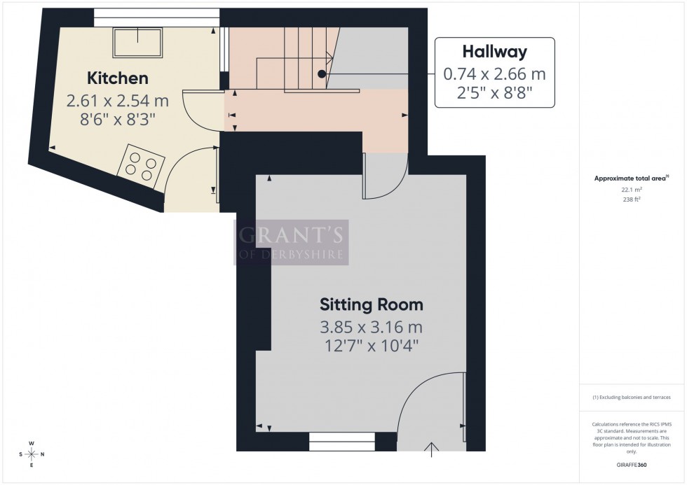 Floorplan for St. Marys Gate, Wirksworth, DE4