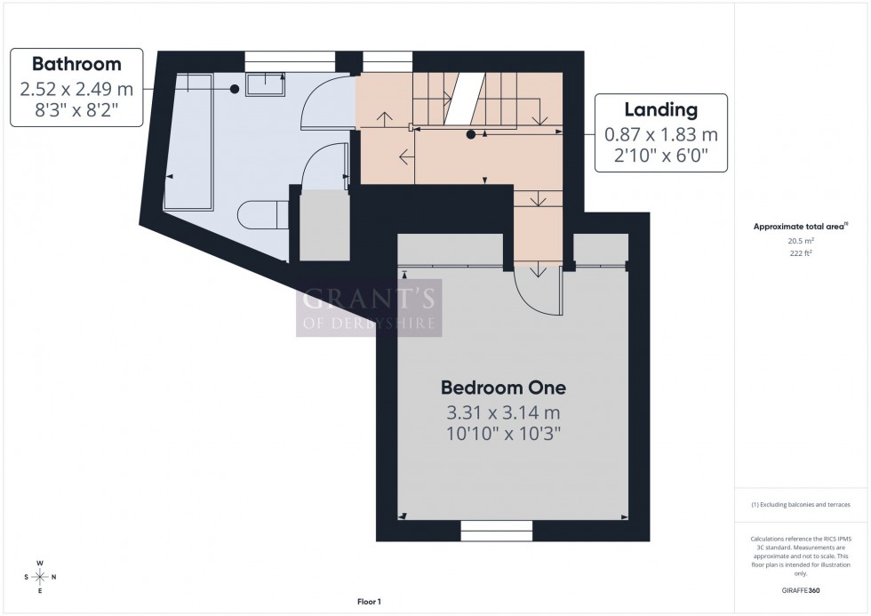 Floorplan for St. Marys Gate, Wirksworth, DE4