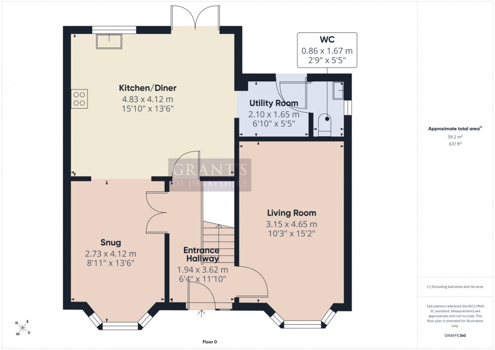 Floorplan for Millstone Court, Matlock, DE4