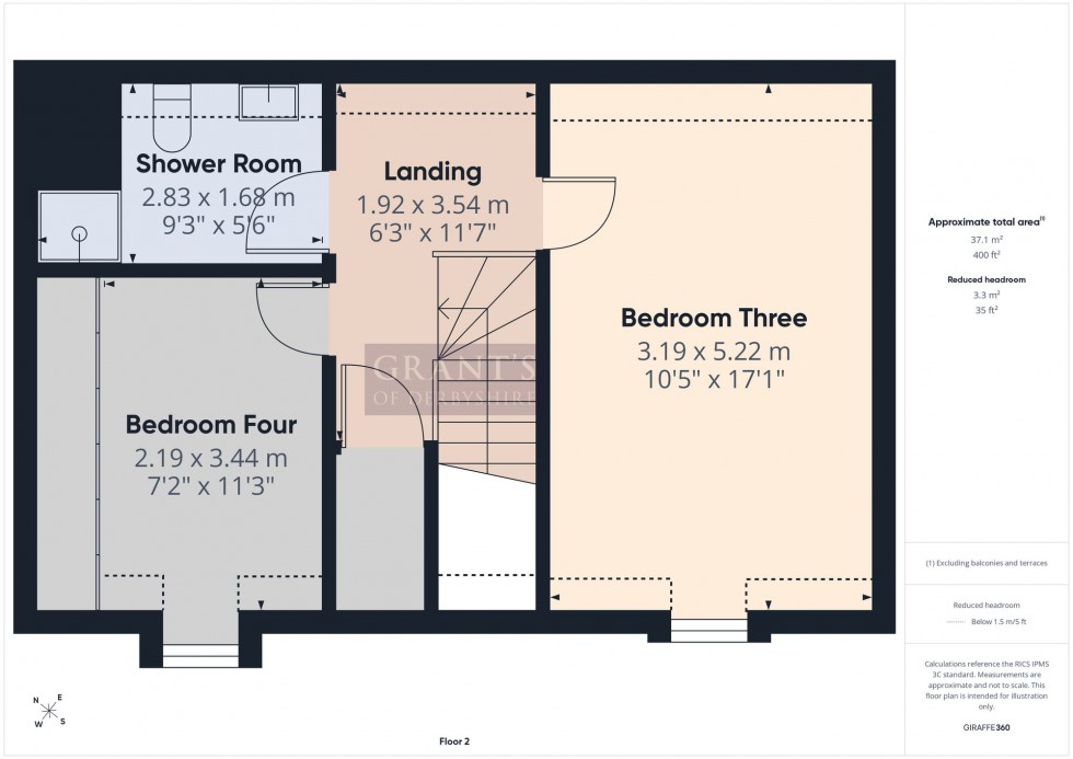 Floorplan for Millstone Court, Matlock, DE4