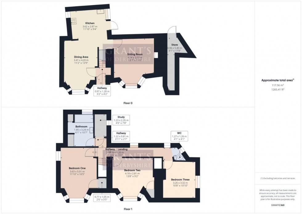 Floorplan for Gorsey Bank, Wirksworth, DE4