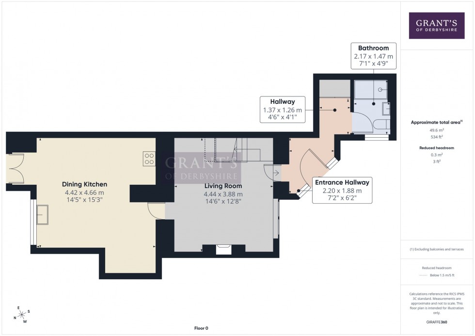 Floorplan for Barnwell Lane, Cromford, DE4