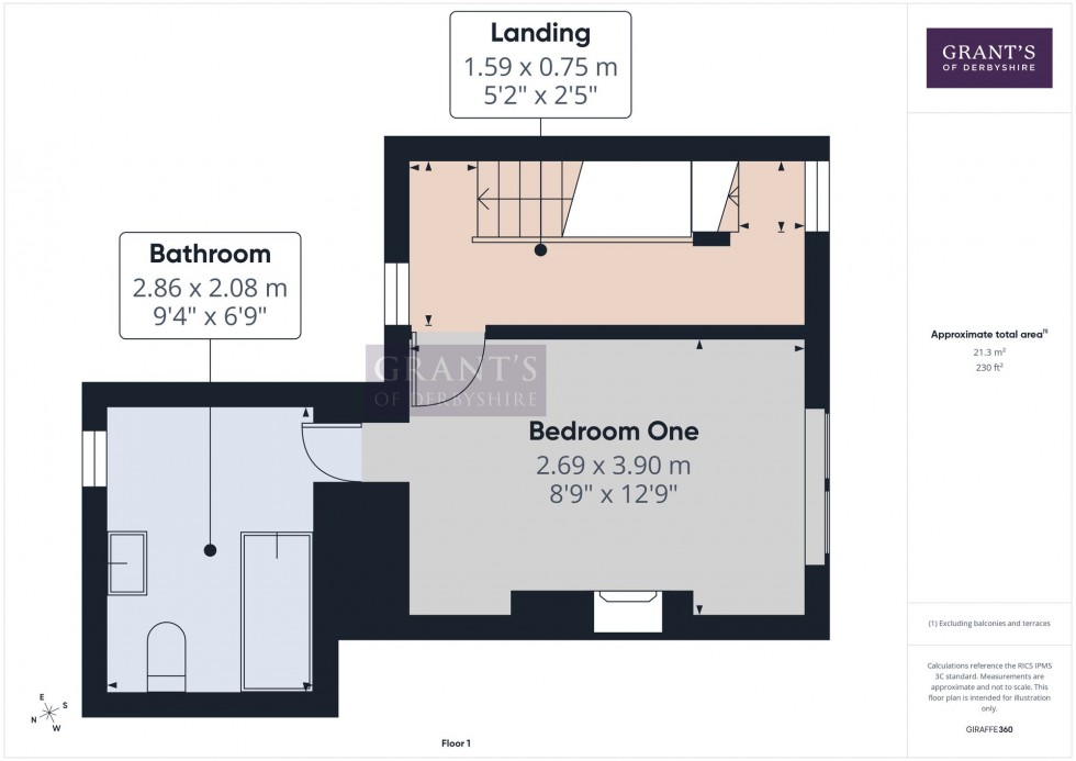 Floorplan for Barnwell Lane, Cromford, DE4