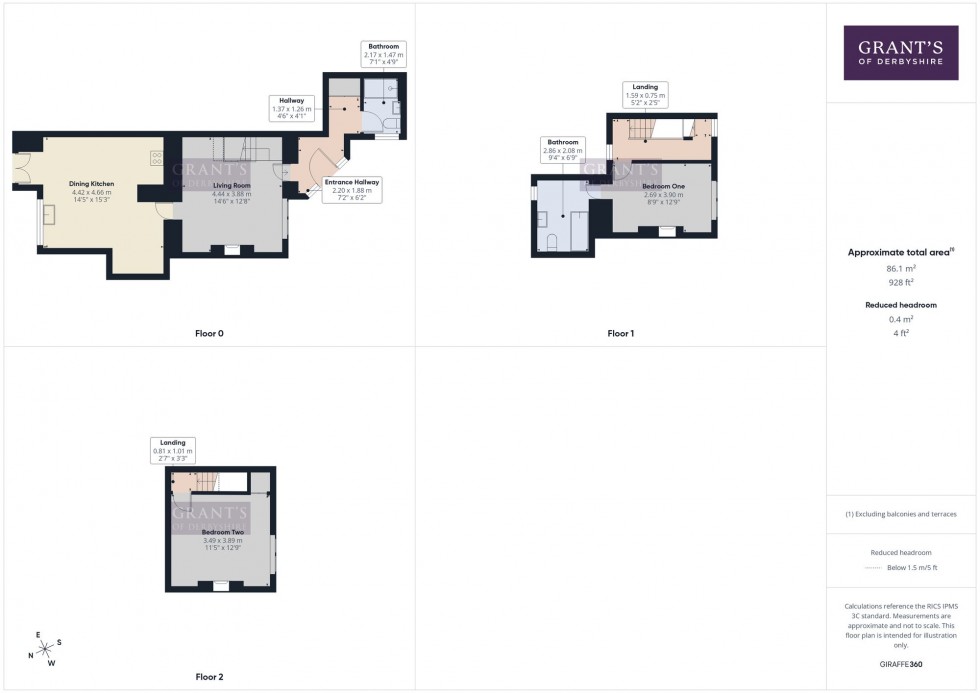 Floorplan for Barnwell Lane, Cromford, DE4