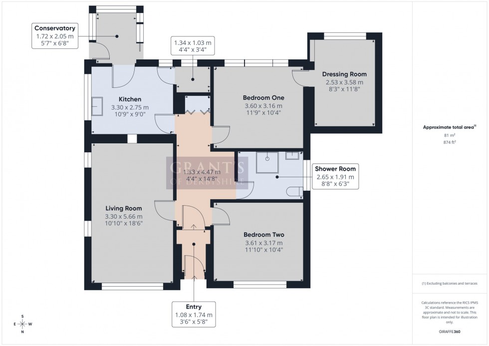 Floorplan for Ridgewood Drive, Cromford, DE4