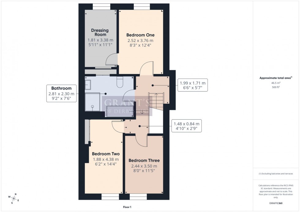 Floorplan for Ember Lane, Bonsall, DE4