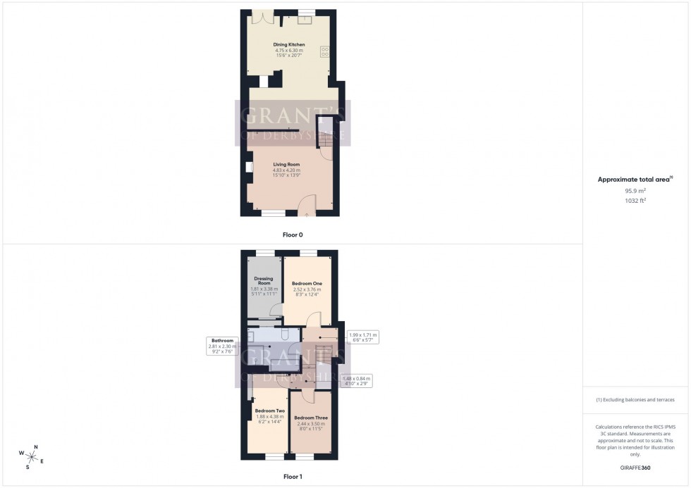 Floorplan for Ember Lane, Bonsall, DE4