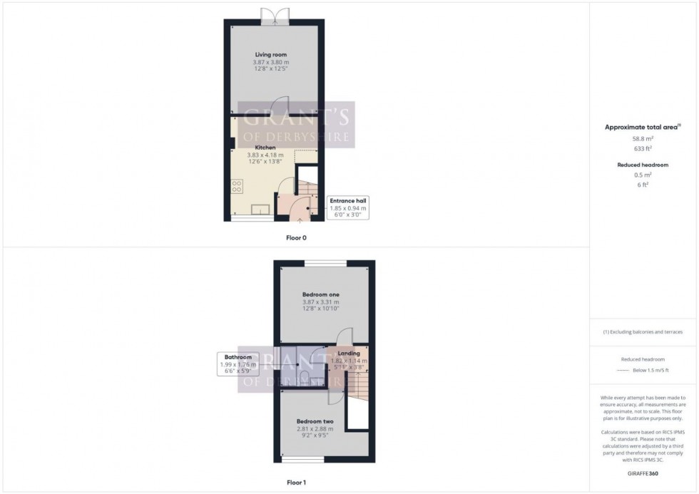 Floorplan for Beech Court, Wirksworth, DE4