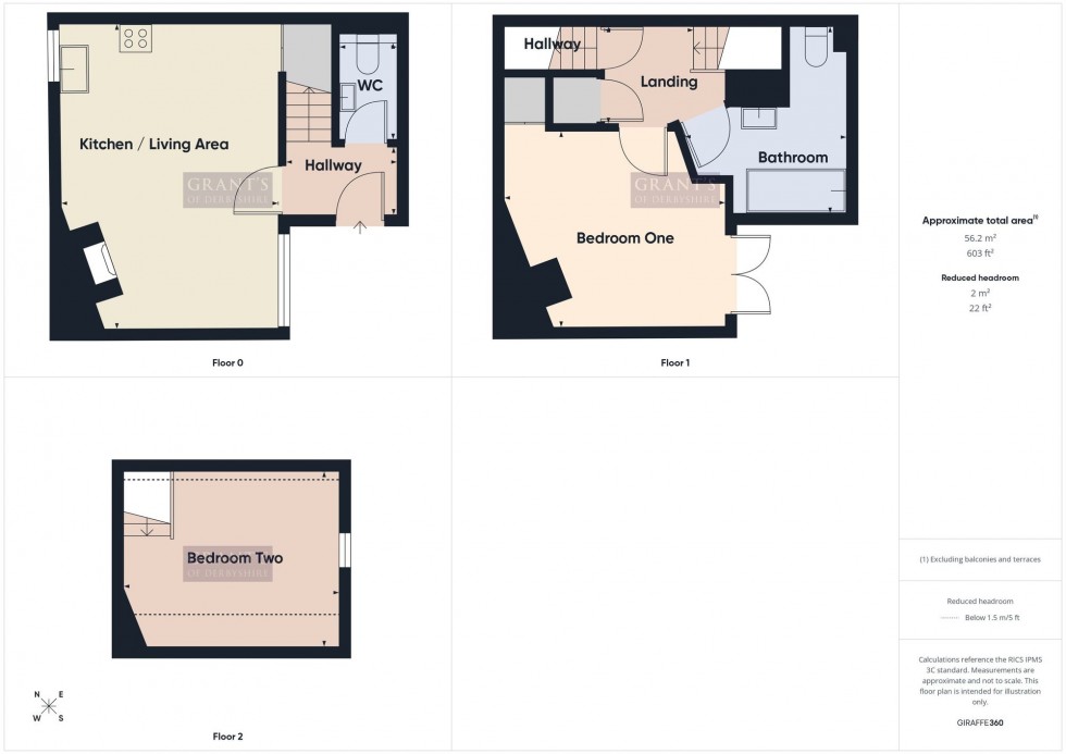 Floorplan for Market Place, Wirksworth, DE4