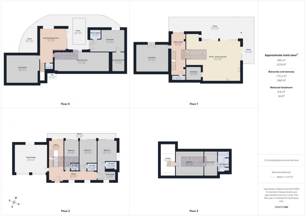 Floorplan for Burnett Lane, Matlock, DE4