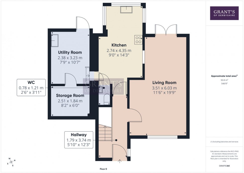 Floorplan for Highfield Drive, Matlock, DE4