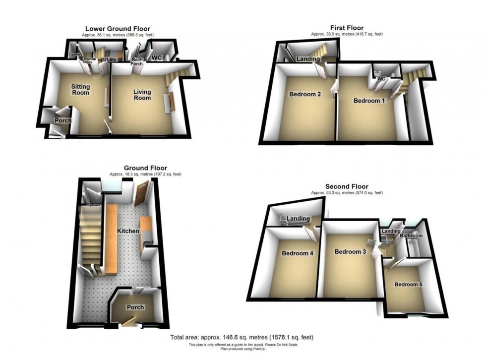 Floorplan for West End, Wirksworth, DE4