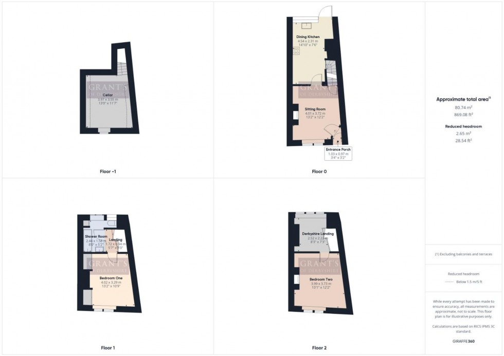 Floorplan for Coldwell Street, Wirksworth, DE4