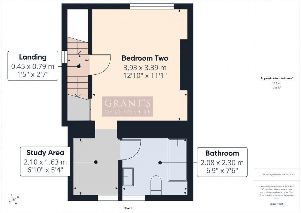 Floorplan for The Hill, Cromford, DE4