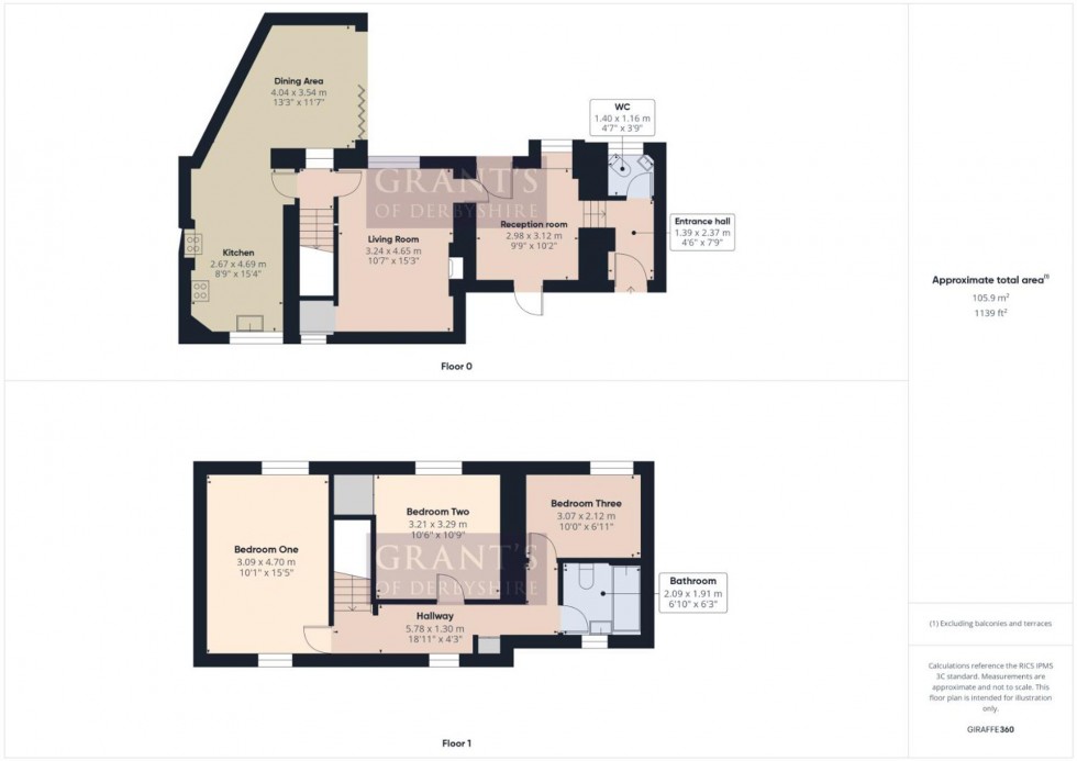Floorplan for Allen Lane, Fritchley, DE56