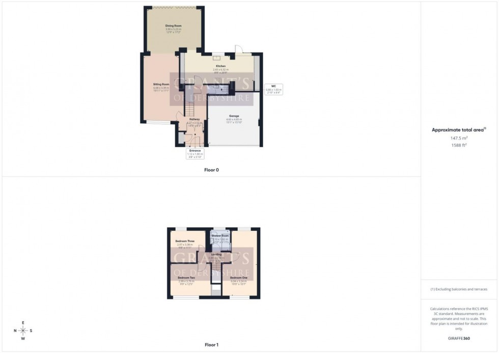 Floorplan for Broadway, Kirk Ireton, DE6