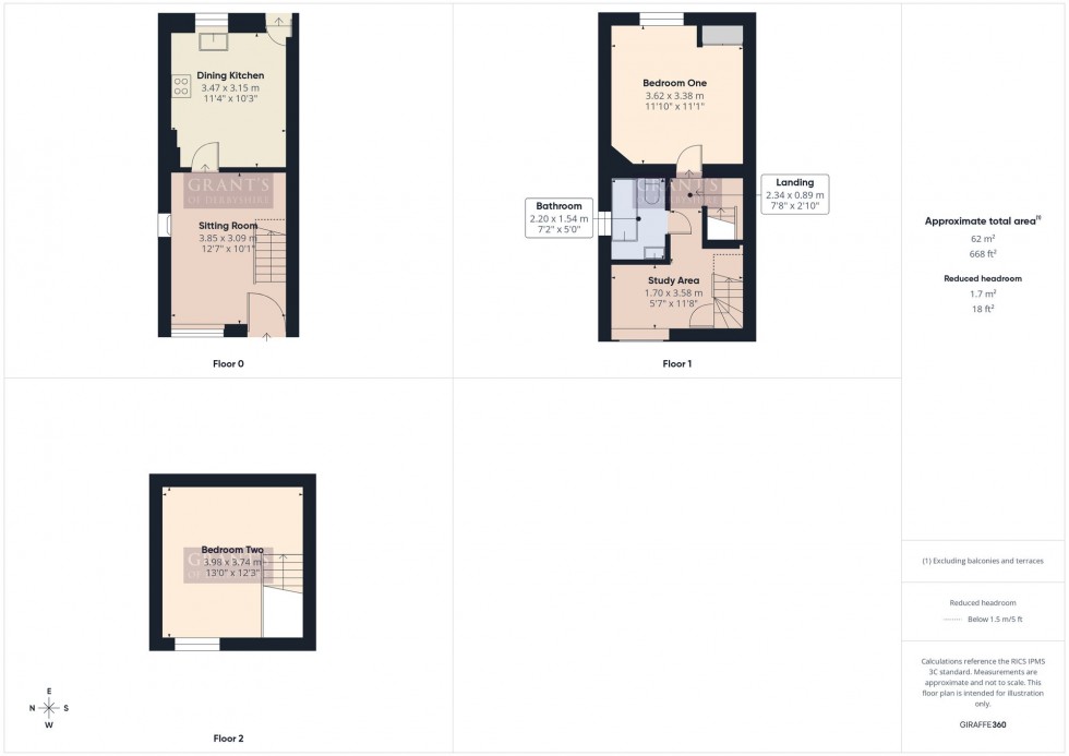 Floorplan for Greenhill, Wirksworth, DE4