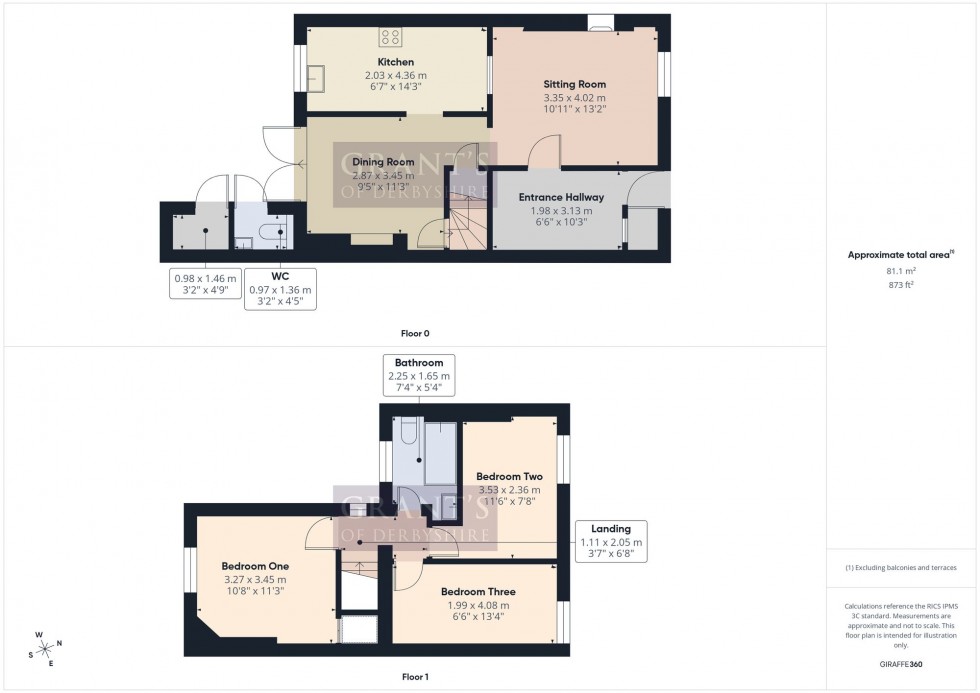 Floorplan for Long Row, Belper, DE56