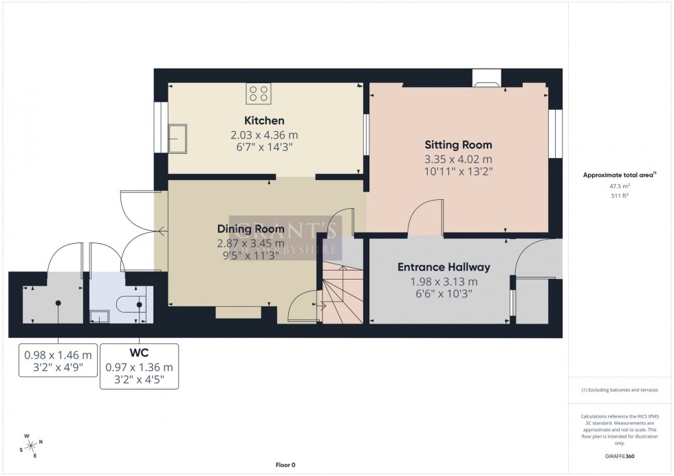 Floorplan for Long Row, Belper, DE56