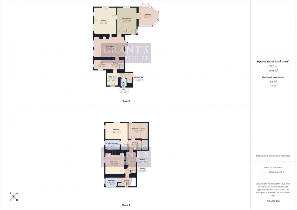 Floorplan for Alderwasley, Belper, DE56