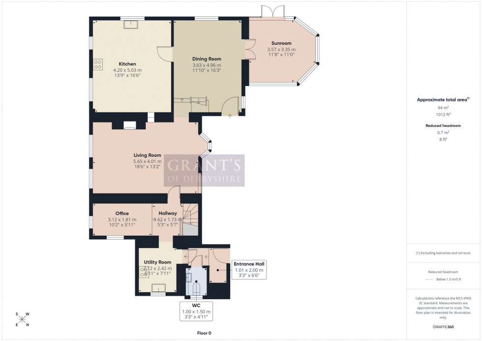 Floorplan for Alderwasley, Belper, DE56