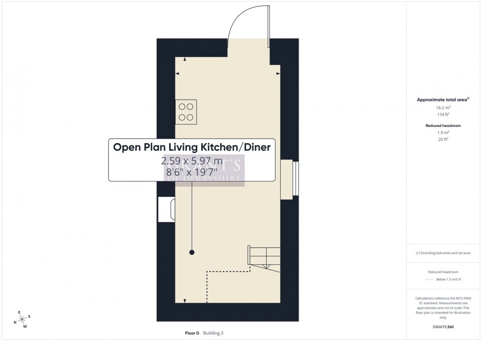 Floorplan for Alderwasley, Belper, DE56