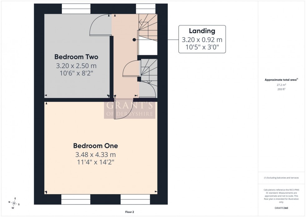 Floorplan for North End, Wirksworth, DE4